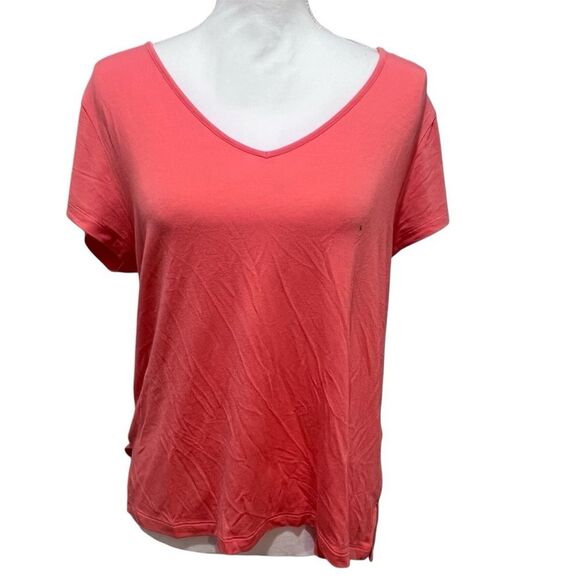 NWT American eagle soft and sexy women's tee size large in coral - Picture 1 of 6